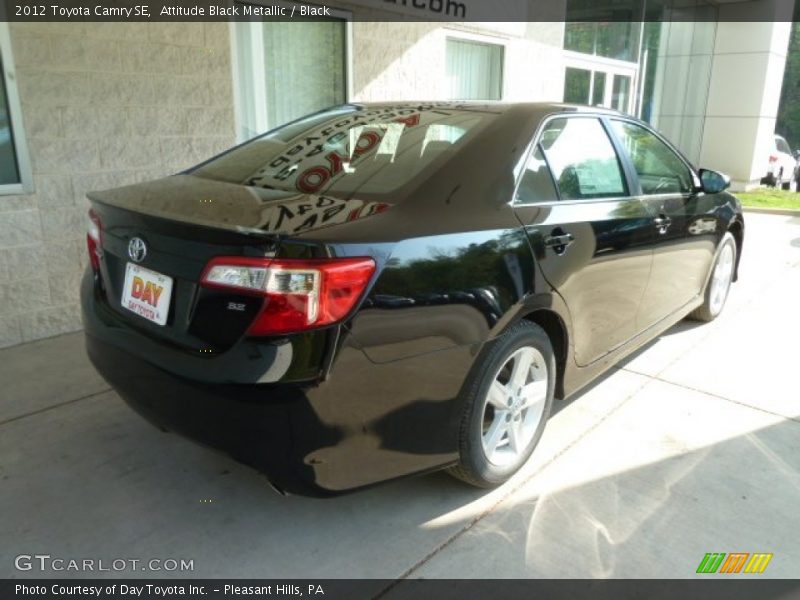 Attitude Black Metallic / Black 2012 Toyota Camry SE