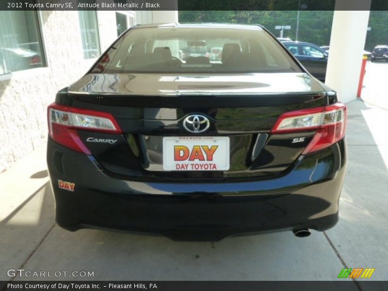 Attitude Black Metallic / Black 2012 Toyota Camry SE