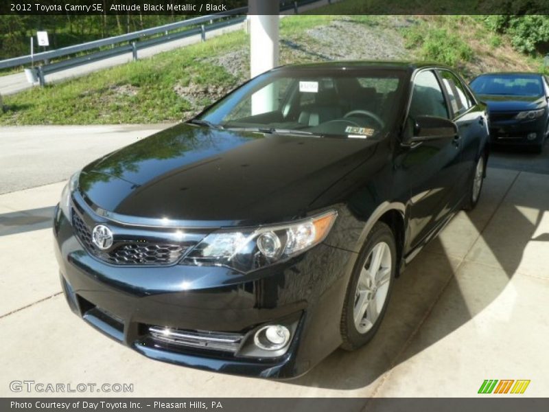 Attitude Black Metallic / Black 2012 Toyota Camry SE