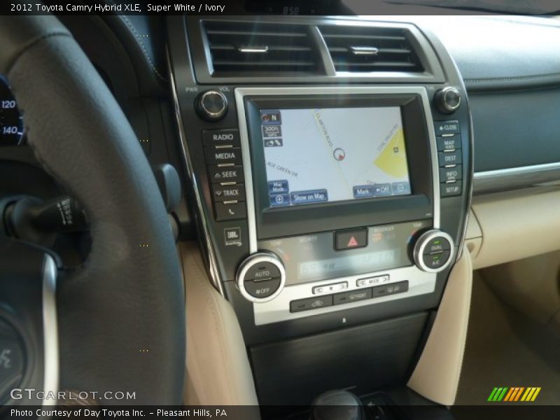 Super White / Ivory 2012 Toyota Camry Hybrid XLE
