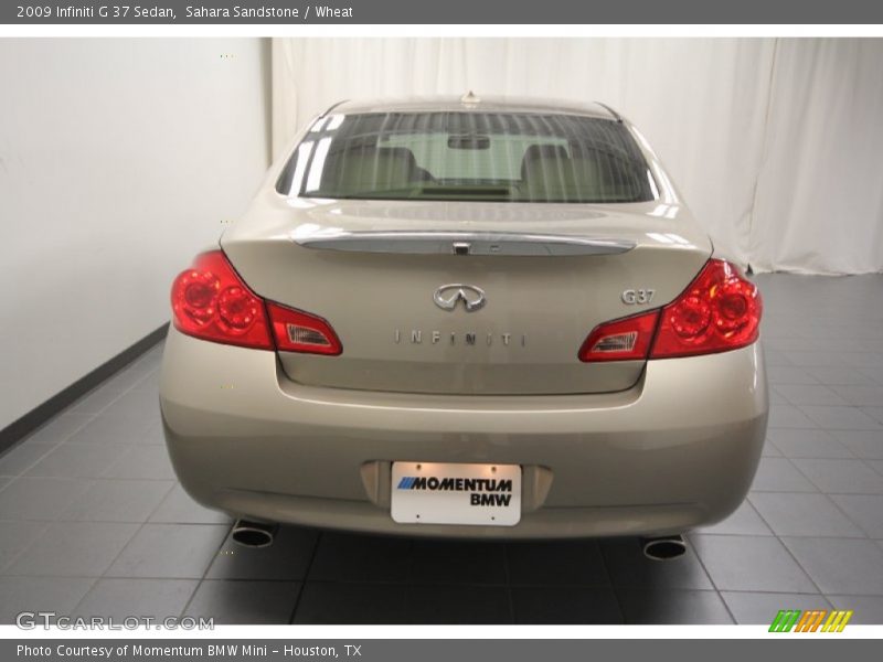 Sahara Sandstone / Wheat 2009 Infiniti G 37 Sedan