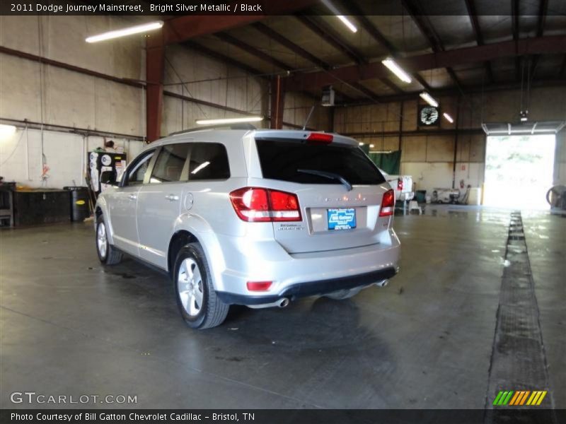 Bright Silver Metallic / Black 2011 Dodge Journey Mainstreet