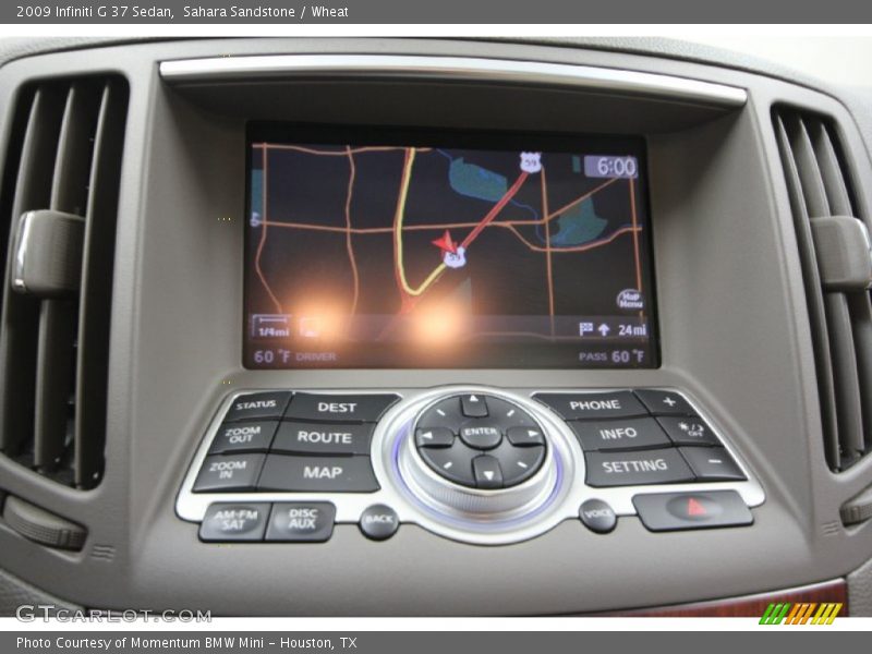 Navigation of 2009 G 37 Sedan