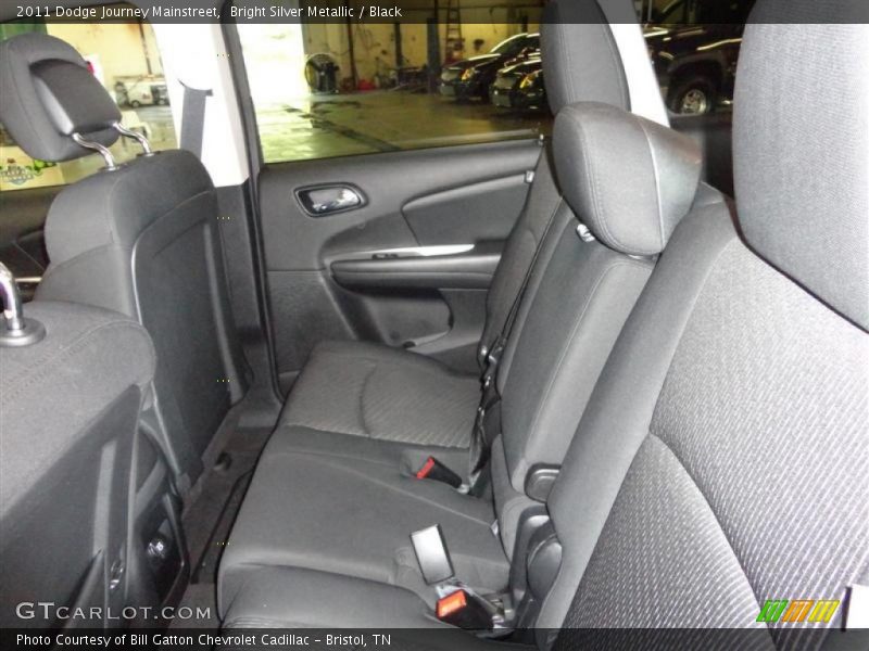Bright Silver Metallic / Black 2011 Dodge Journey Mainstreet