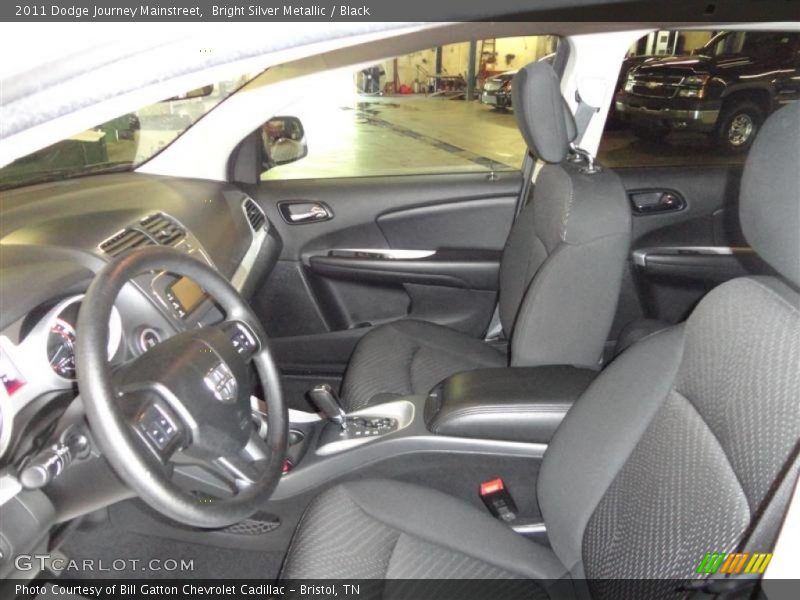Bright Silver Metallic / Black 2011 Dodge Journey Mainstreet