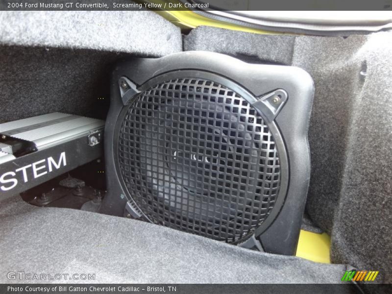 Screaming Yellow / Dark Charcoal 2004 Ford Mustang GT Convertible