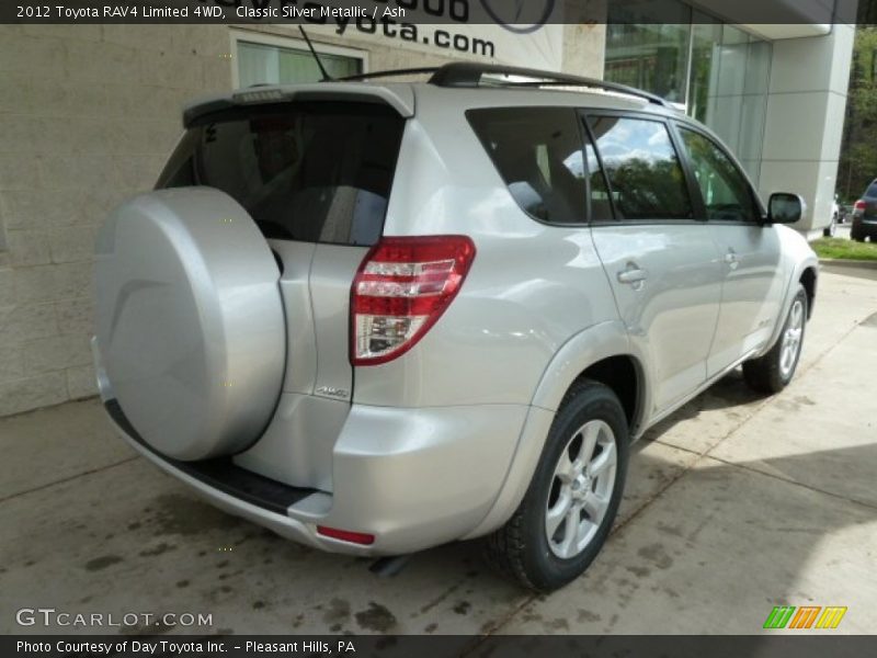Classic Silver Metallic / Ash 2012 Toyota RAV4 Limited 4WD