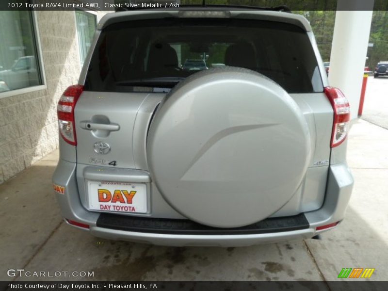 Classic Silver Metallic / Ash 2012 Toyota RAV4 Limited 4WD