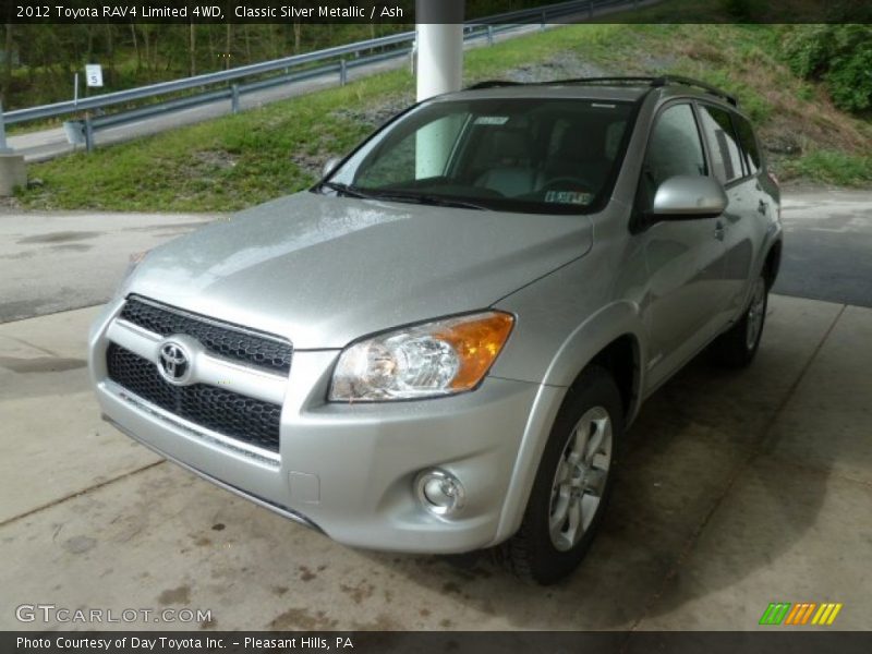 Classic Silver Metallic / Ash 2012 Toyota RAV4 Limited 4WD