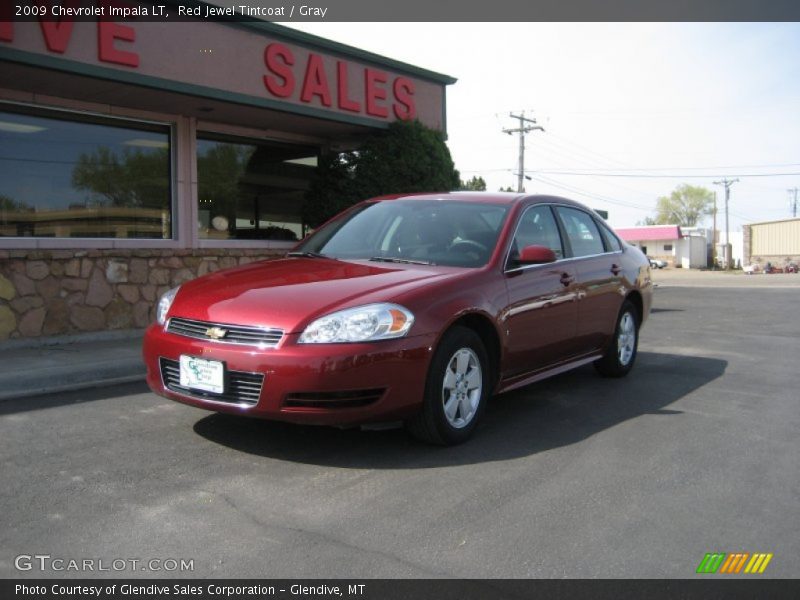 Red Jewel Tintcoat / Gray 2009 Chevrolet Impala LT