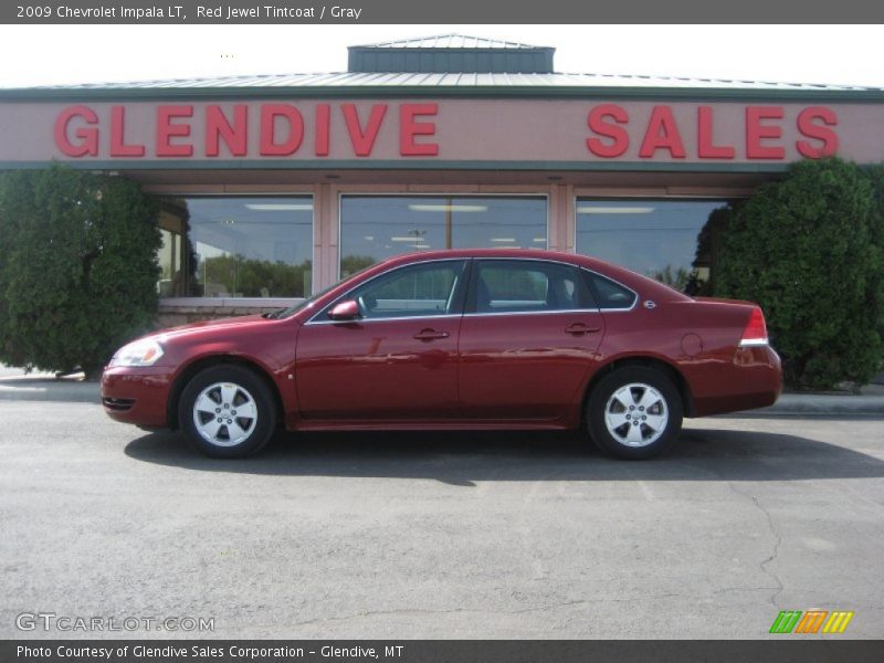 Red Jewel Tintcoat / Gray 2009 Chevrolet Impala LT