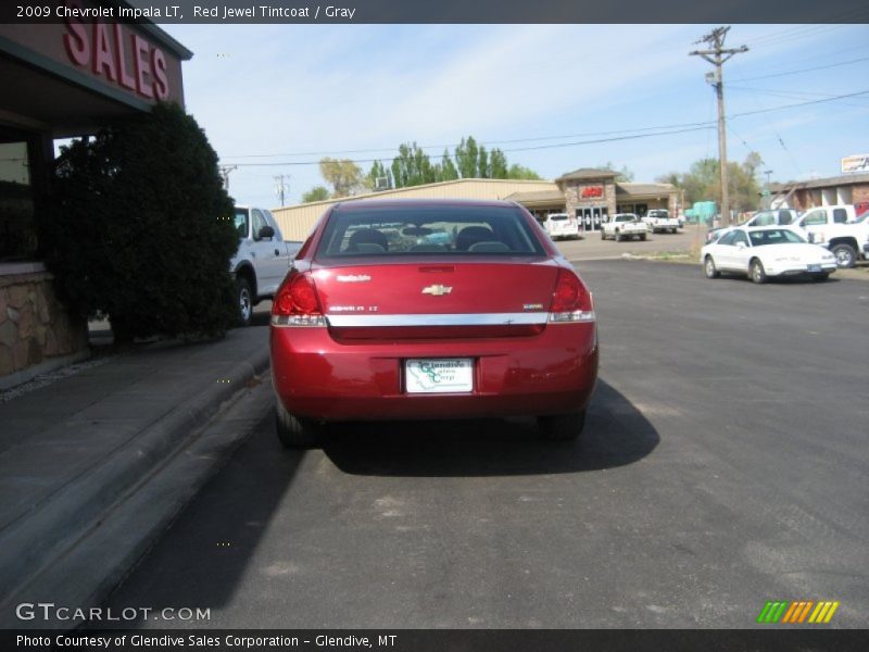Red Jewel Tintcoat / Gray 2009 Chevrolet Impala LT