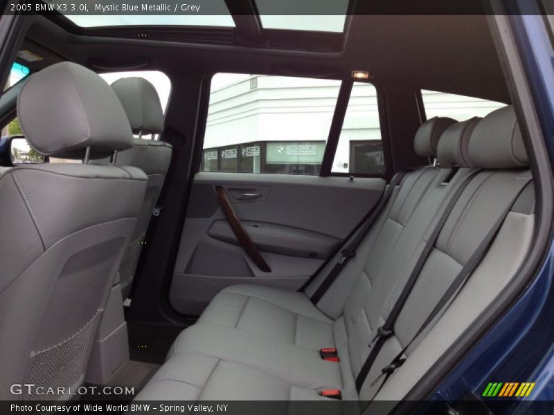 Mystic Blue Metallic / Grey 2005 BMW X3 3.0i