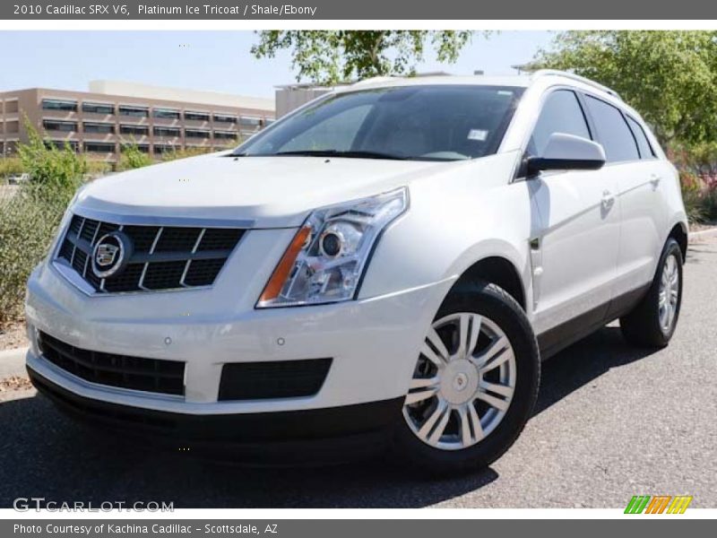 Platinum Ice Tricoat / Shale/Ebony 2010 Cadillac SRX V6