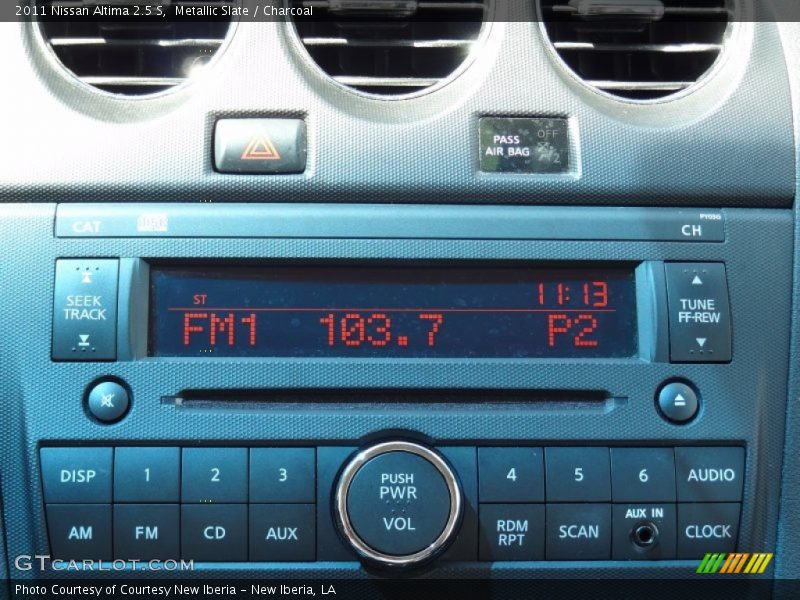 Metallic Slate / Charcoal 2011 Nissan Altima 2.5 S