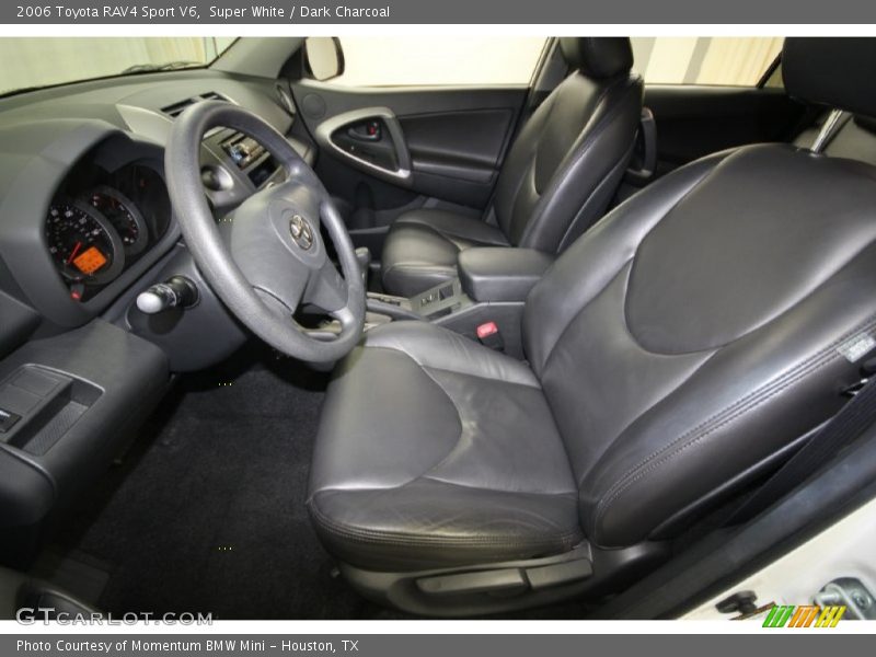 Super White / Dark Charcoal 2006 Toyota RAV4 Sport V6