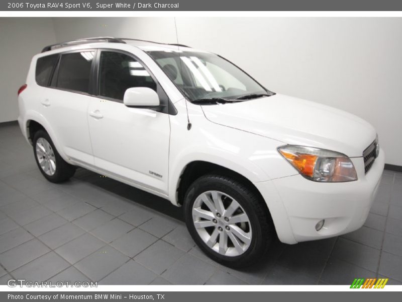 Super White / Dark Charcoal 2006 Toyota RAV4 Sport V6