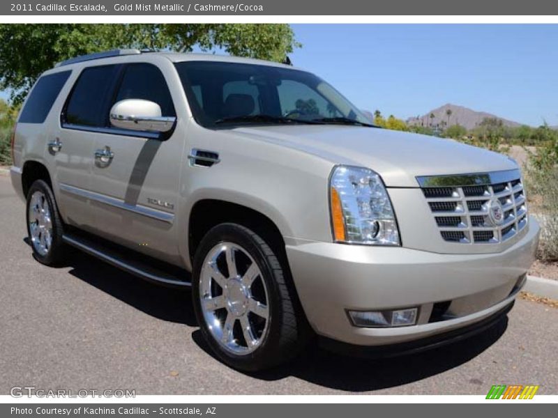 Gold Mist Metallic / Cashmere/Cocoa 2011 Cadillac Escalade