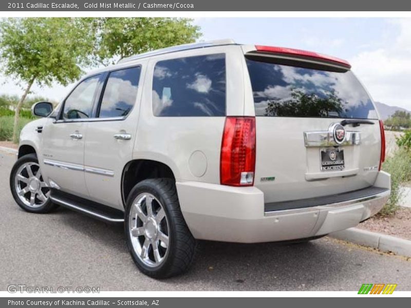 Gold Mist Metallic / Cashmere/Cocoa 2011 Cadillac Escalade