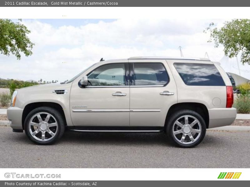 Gold Mist Metallic / Cashmere/Cocoa 2011 Cadillac Escalade