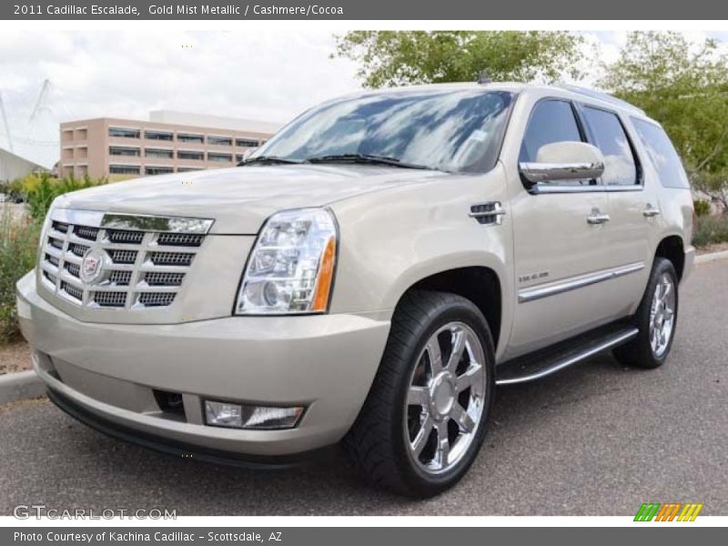 Gold Mist Metallic / Cashmere/Cocoa 2011 Cadillac Escalade