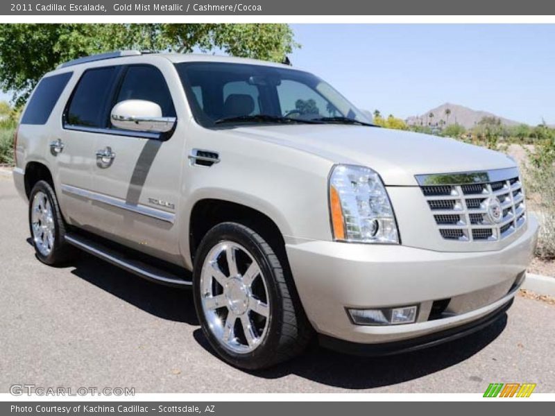 Gold Mist Metallic / Cashmere/Cocoa 2011 Cadillac Escalade