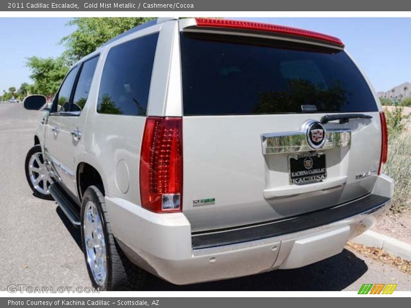 Gold Mist Metallic / Cashmere/Cocoa 2011 Cadillac Escalade