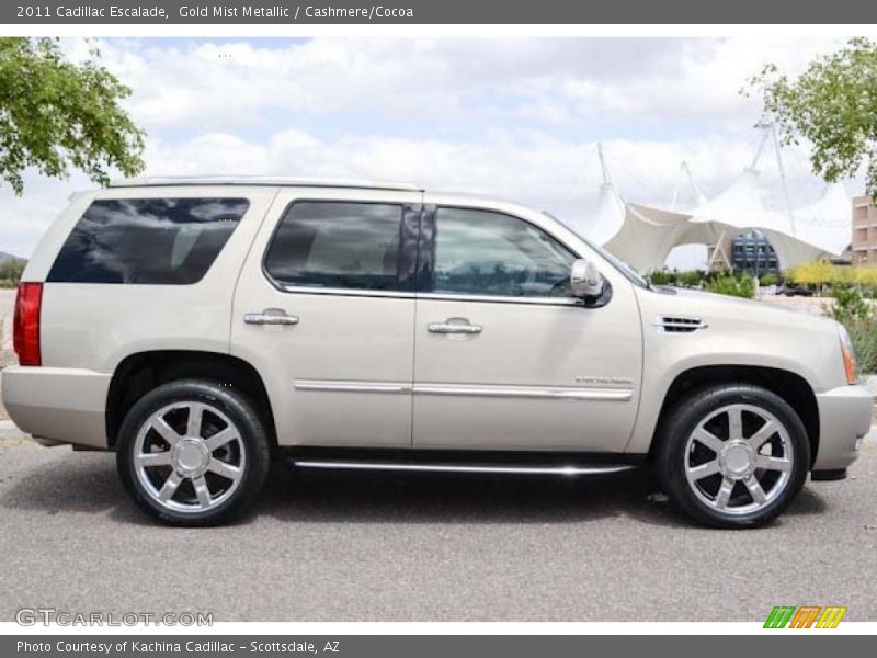 Gold Mist Metallic / Cashmere/Cocoa 2011 Cadillac Escalade