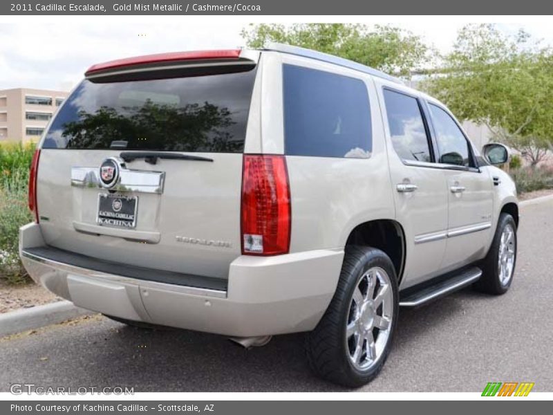 Gold Mist Metallic / Cashmere/Cocoa 2011 Cadillac Escalade
