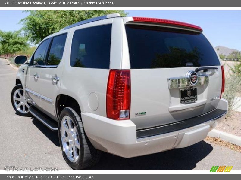 Gold Mist Metallic / Cashmere/Cocoa 2011 Cadillac Escalade