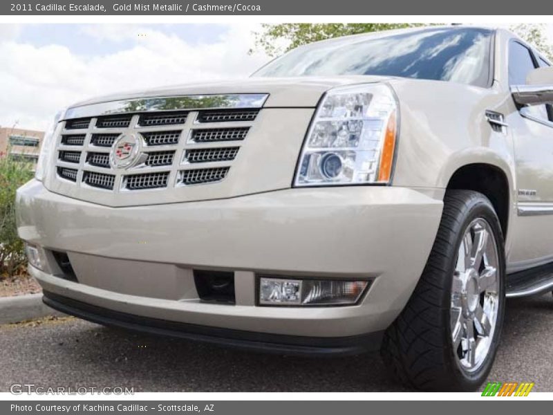 Gold Mist Metallic / Cashmere/Cocoa 2011 Cadillac Escalade