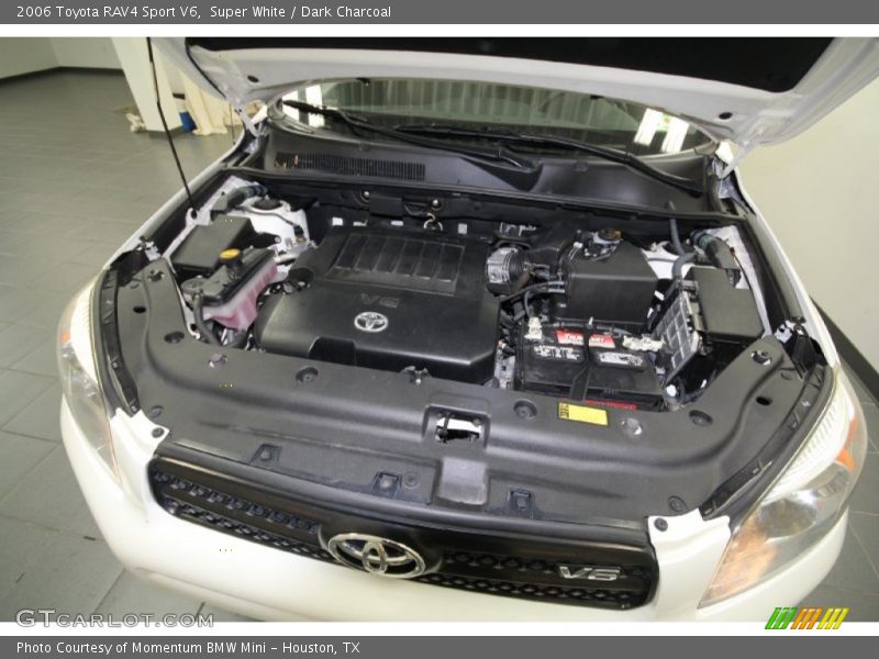 Super White / Dark Charcoal 2006 Toyota RAV4 Sport V6