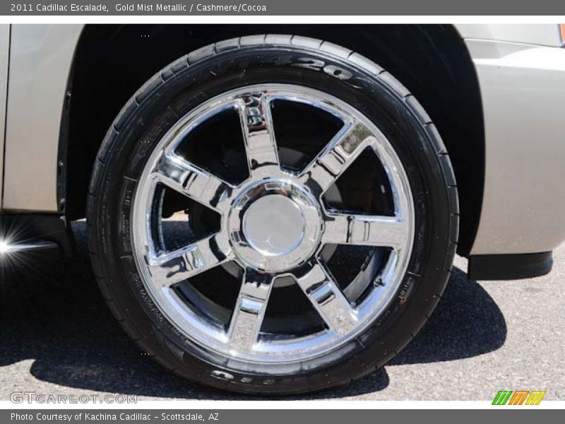 Gold Mist Metallic / Cashmere/Cocoa 2011 Cadillac Escalade