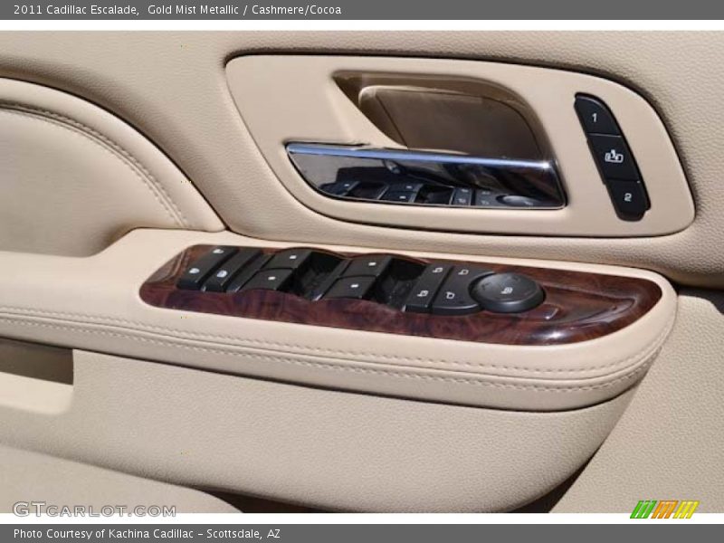 Gold Mist Metallic / Cashmere/Cocoa 2011 Cadillac Escalade