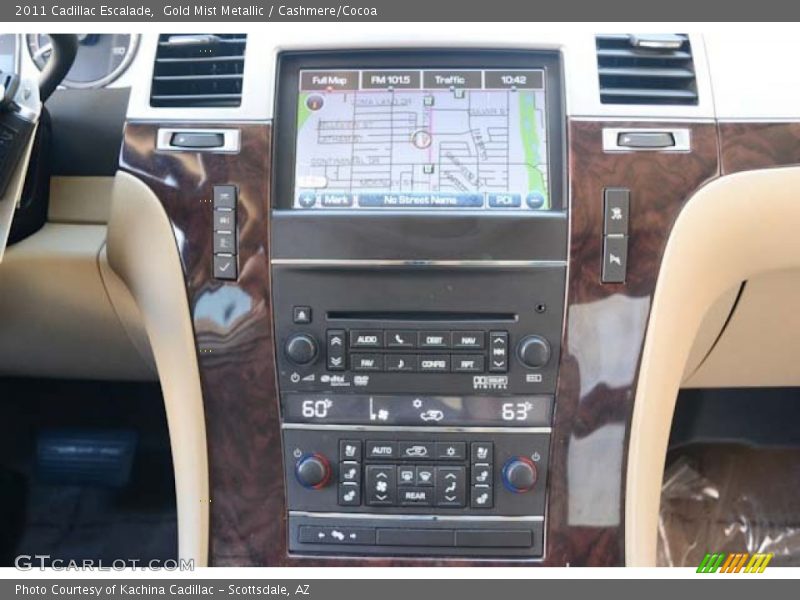 Gold Mist Metallic / Cashmere/Cocoa 2011 Cadillac Escalade