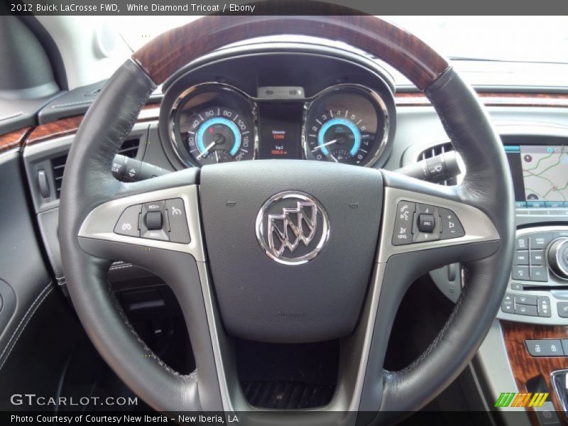 White Diamond Tricoat / Ebony 2012 Buick LaCrosse FWD