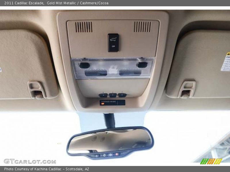 Gold Mist Metallic / Cashmere/Cocoa 2011 Cadillac Escalade