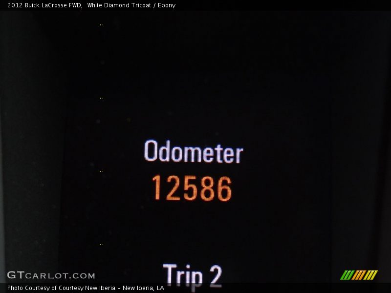 White Diamond Tricoat / Ebony 2012 Buick LaCrosse FWD