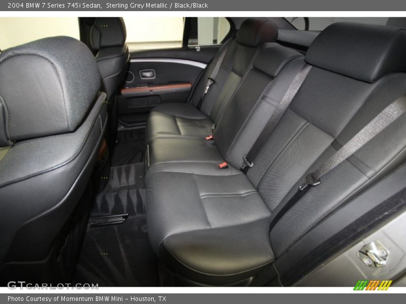 Sterling Grey Metallic / Black/Black 2004 BMW 7 Series 745i Sedan