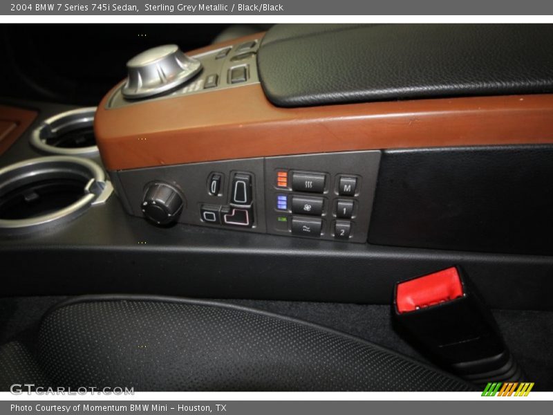 Sterling Grey Metallic / Black/Black 2004 BMW 7 Series 745i Sedan
