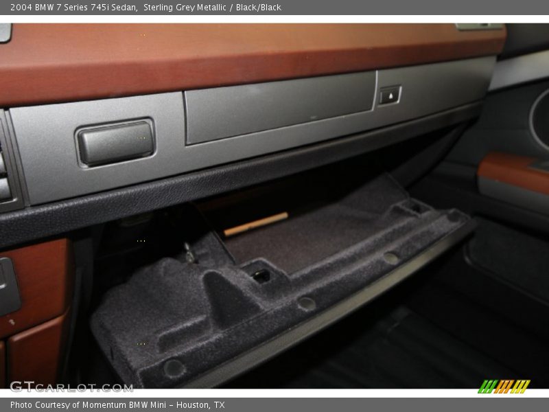 Sterling Grey Metallic / Black/Black 2004 BMW 7 Series 745i Sedan