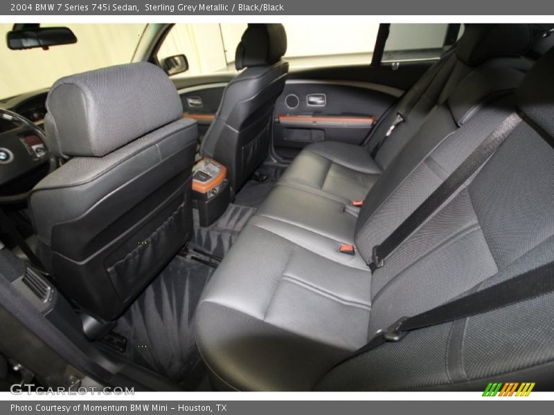 Sterling Grey Metallic / Black/Black 2004 BMW 7 Series 745i Sedan