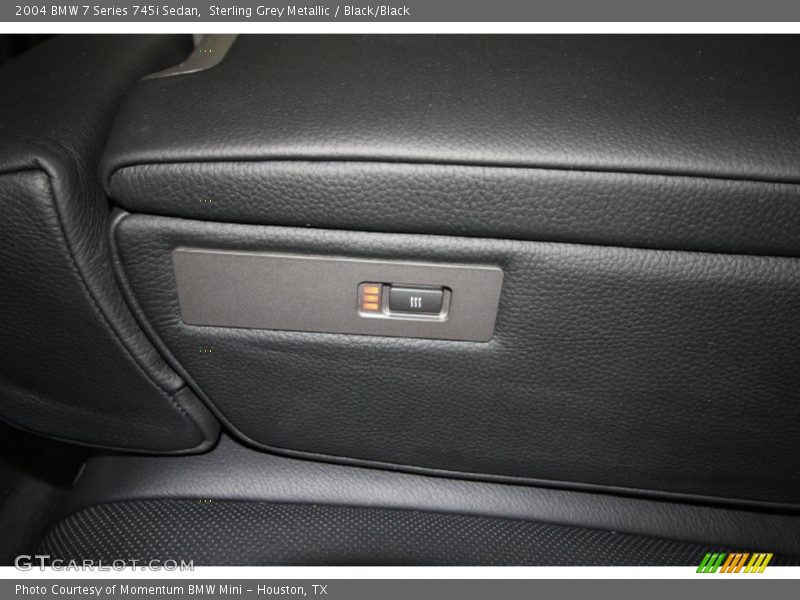 Sterling Grey Metallic / Black/Black 2004 BMW 7 Series 745i Sedan