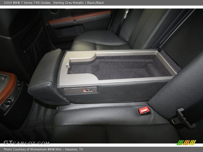 Sterling Grey Metallic / Black/Black 2004 BMW 7 Series 745i Sedan