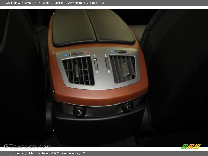 Sterling Grey Metallic / Black/Black 2004 BMW 7 Series 745i Sedan