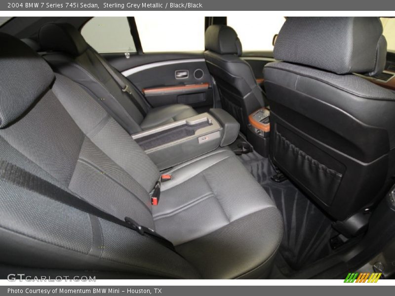Sterling Grey Metallic / Black/Black 2004 BMW 7 Series 745i Sedan