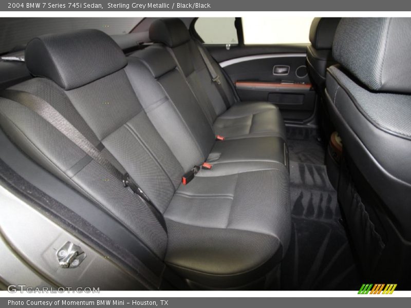 Sterling Grey Metallic / Black/Black 2004 BMW 7 Series 745i Sedan