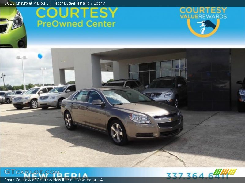 Mocha Steel Metallic / Ebony 2011 Chevrolet Malibu LT