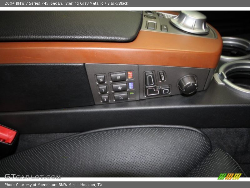 Sterling Grey Metallic / Black/Black 2004 BMW 7 Series 745i Sedan