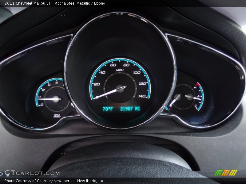Mocha Steel Metallic / Ebony 2011 Chevrolet Malibu LT